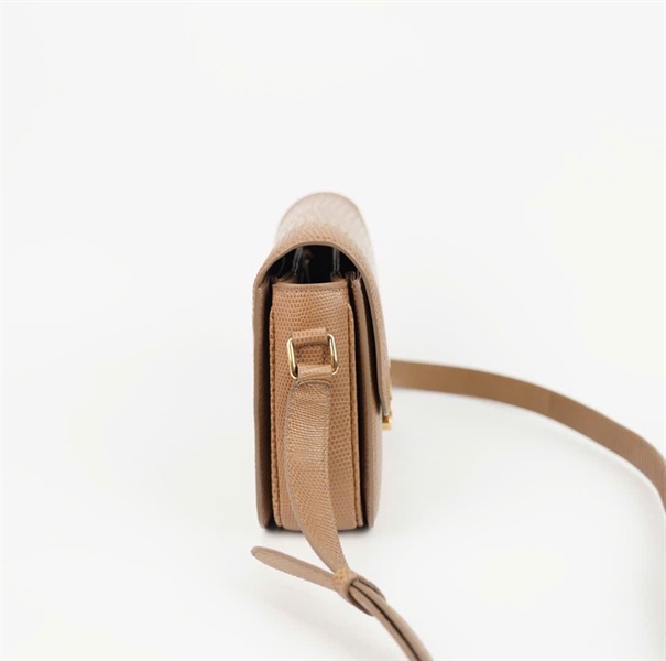 Túi Celine Triomphe màu vàng da trăn sz23 (HC) +