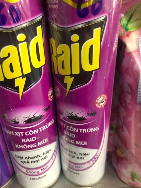 Raid Xịt Côn Trùng Không Mùi 520ml