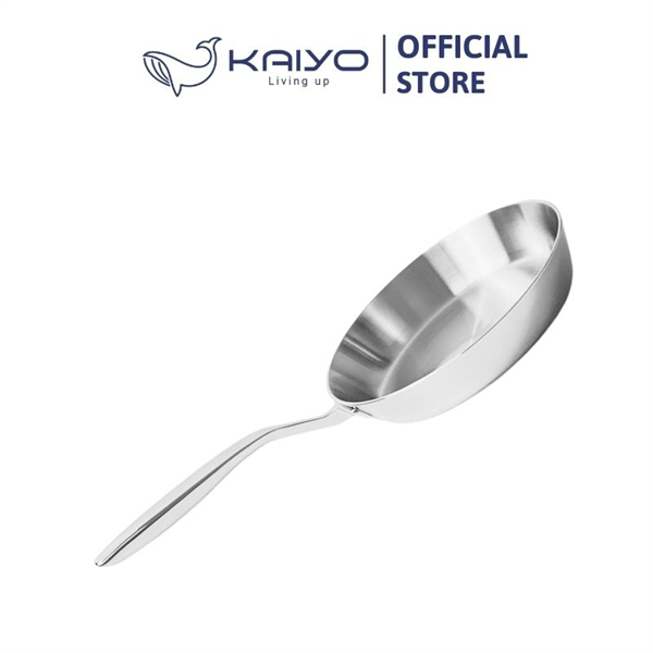 KAIYO - Chảo đúc inox 3 lớp đáy liền sâu lòng Tri-Ply size 20cm