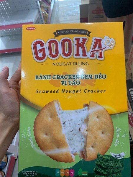 Bánh Cracker kem dẻo vị dẻo 360G