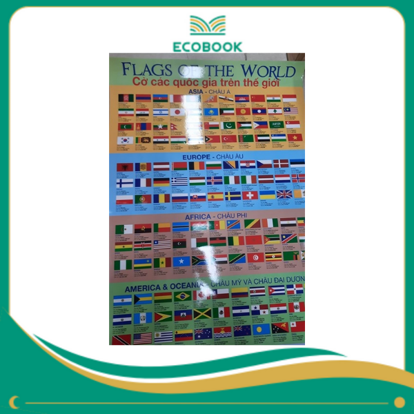 Poster lớn Cờ Các Quốc Gia Trên Thế Giới