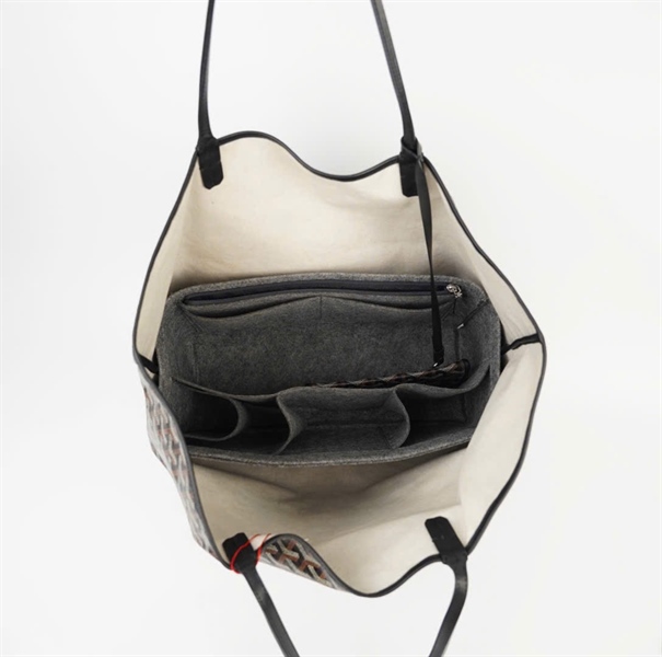 Túi tote Goyard đen nâu kèm pound +