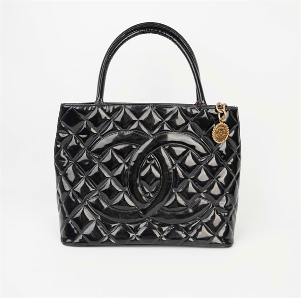 Túi Chanel đen bóng KG+
