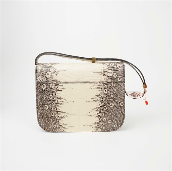 Túi Celine Lizard xám trắng 22cm (F-LA-1167) (HC)+