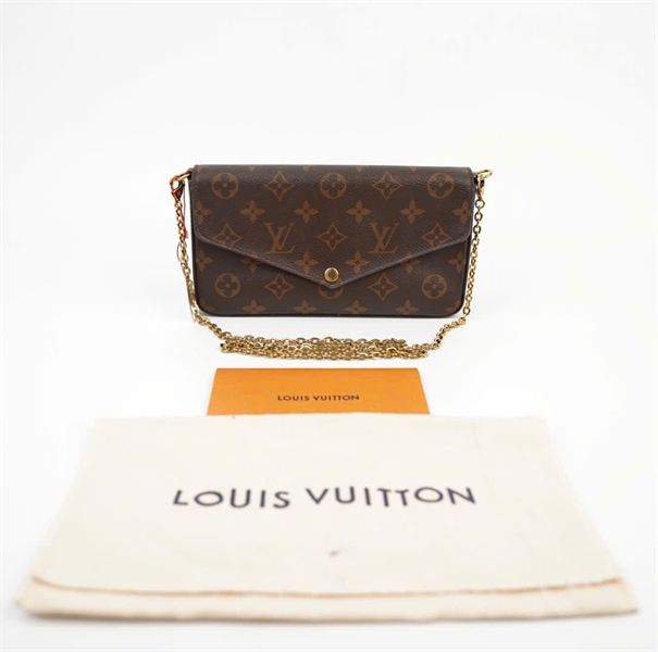 Túi LV Felicie hoa nâu sz20 KG +