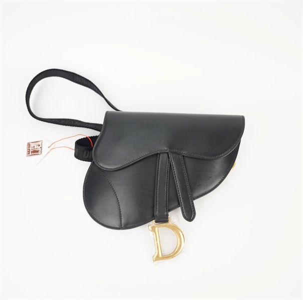 Túi Dior Saddle Belt màu đen (50-MA-0119) sz18 +