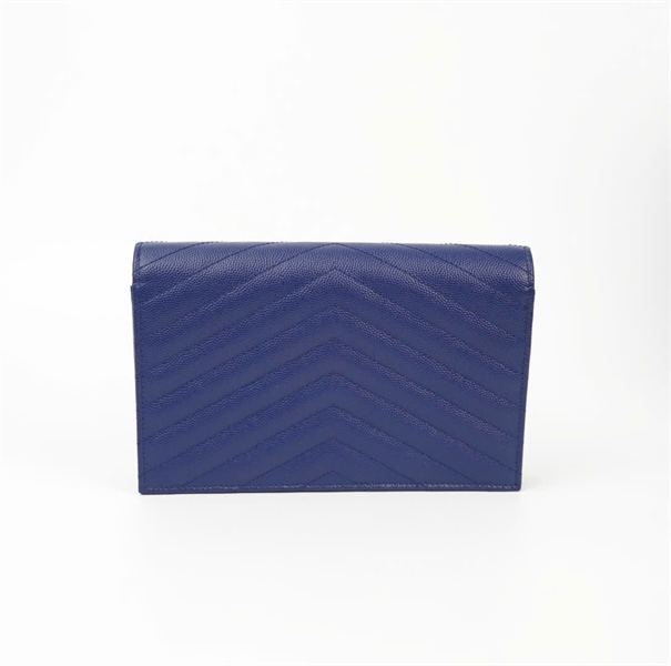 Túi Clutch YSL xanh dương size 19 +