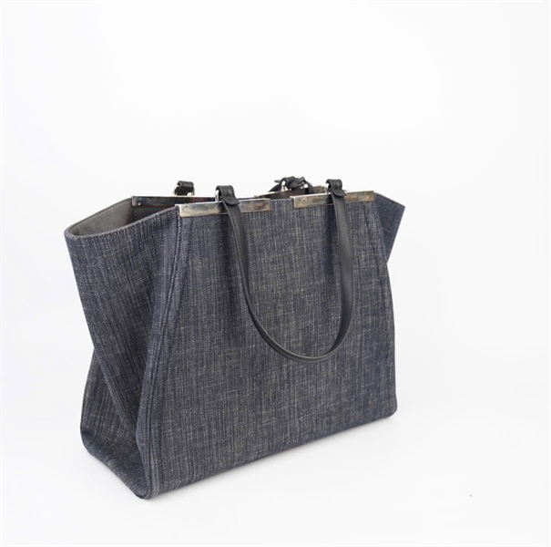 Túi Fendi Denim đen sz35 +