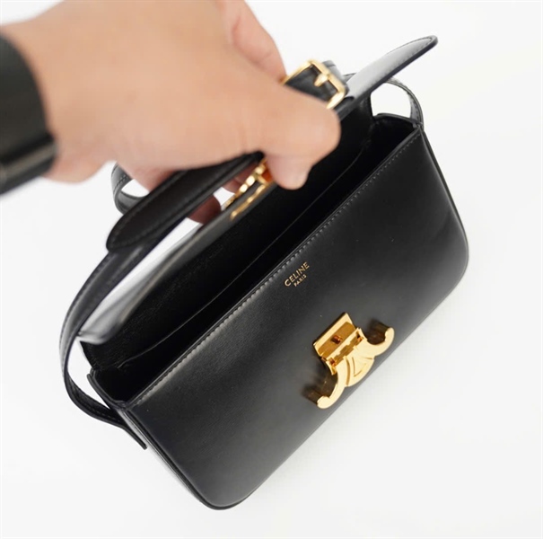 Túi Celine đen bóng sz 20cm (HC)+