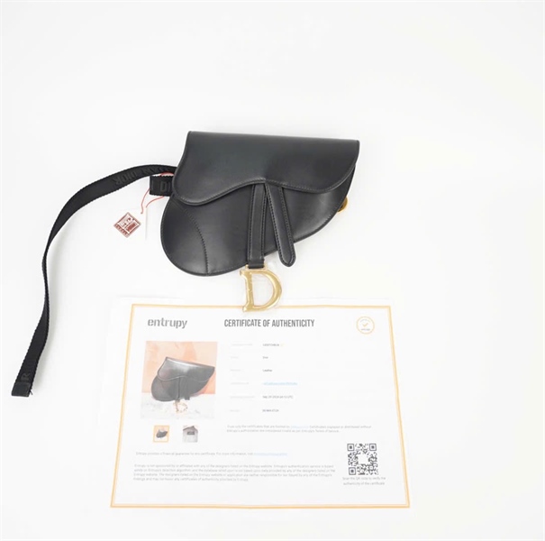 Túi Dior Saddle Belt màu đen (50-MA-0119) sz18 +