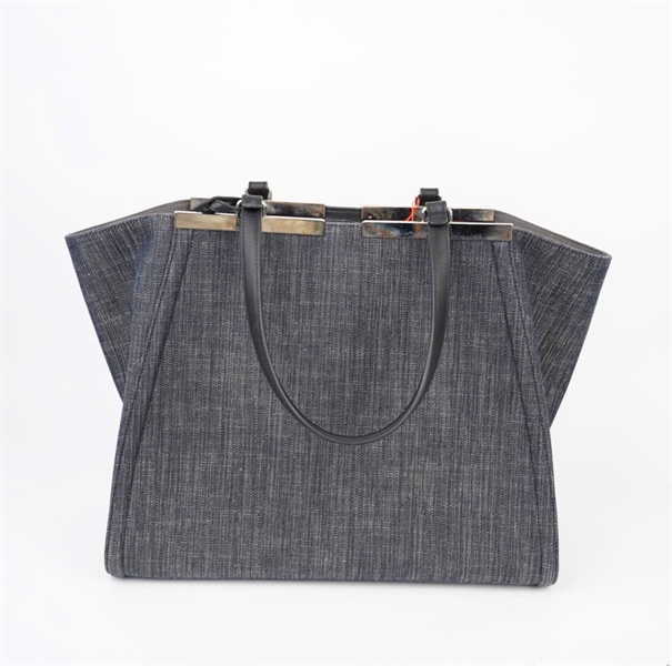 Túi Fendi Denim đen sz35 +