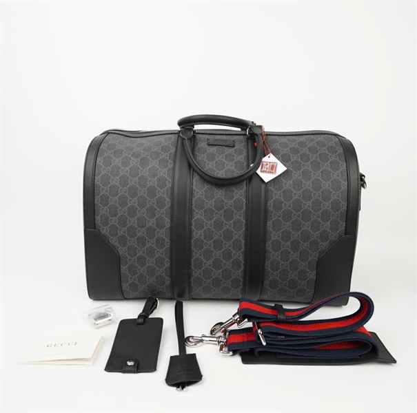 Túi GG du lịch đen kèm ổ+ chìa sz43 KG +