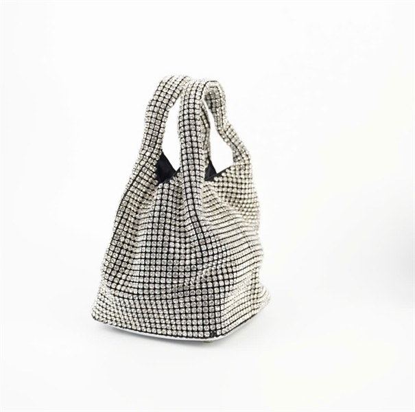 Túi Giarite trắng đính cườm sz14 KG +