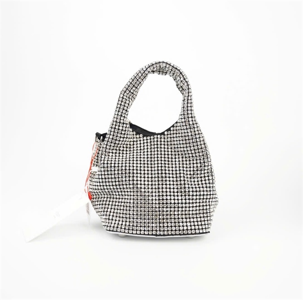 Túi Giarite trắng đính cườm sz14 KG +