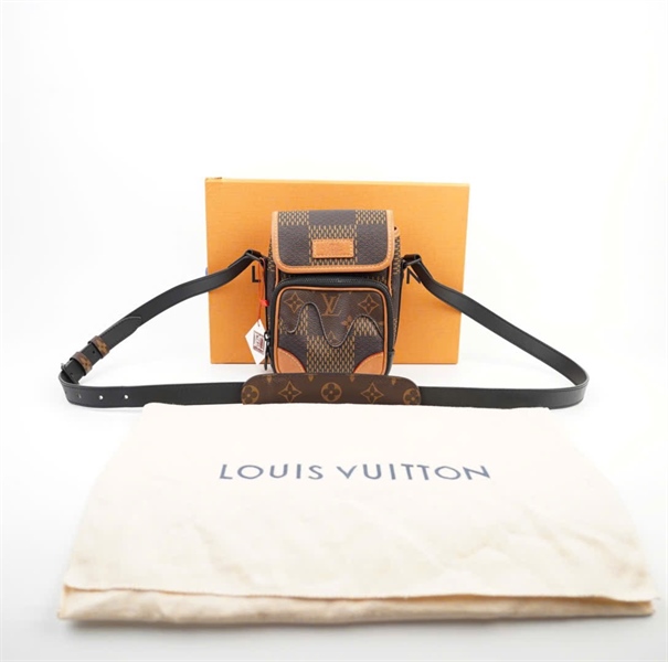 Túi LV đeo chéo hoa nâu FO2270 sz11 +