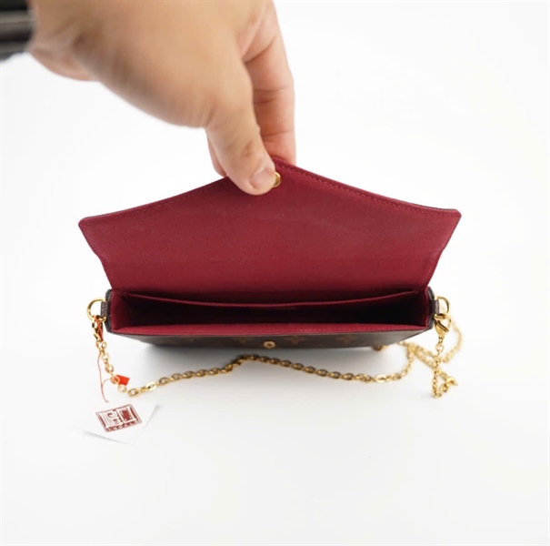 Túi LV Felicie hoa nâu sz20 KG +