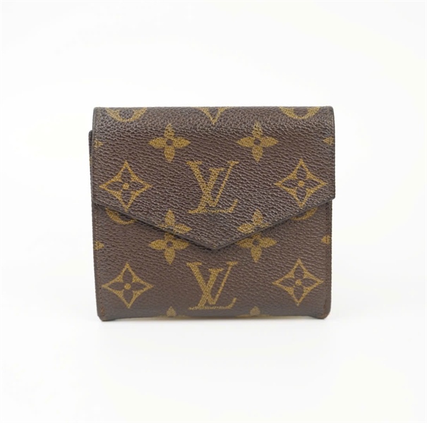 Ví LV hoa nâu có nắp sz11 (AN1910) +