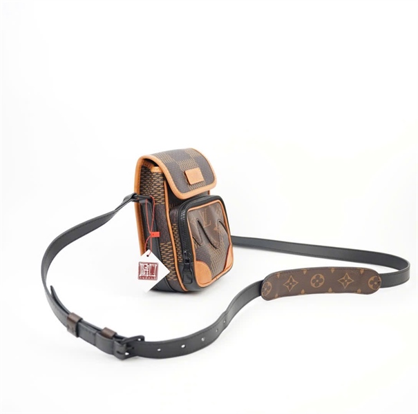 Túi LV đeo chéo hoa nâu FO2270 sz11 +