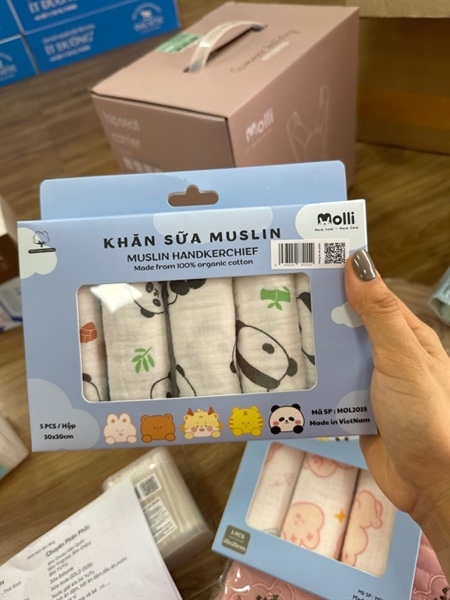 Bb_khăn sữa muslin 5 cái/hộp