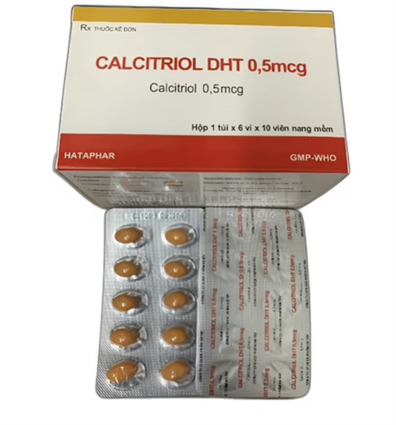 Calcitriol DHT 0,5mcg Caps Hataphar (H/60v)
