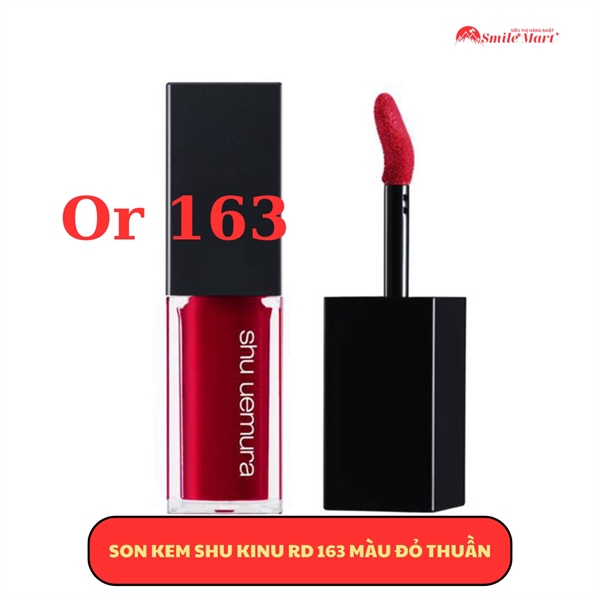 Son Kem Shu Kinu RD 163 Màu Đỏ Thuần