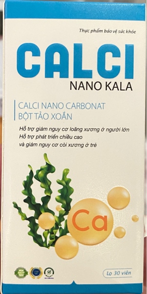 Calci nano Kala (Lọ*30viên) - Diamond Pháp