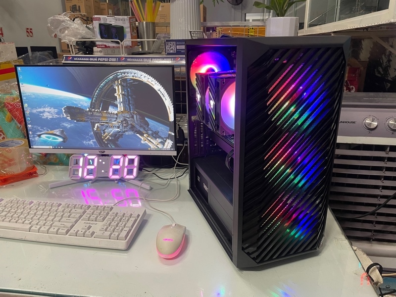 Full bôk dual xeon 15 tr, 2699v3 x2, ram 64, vga 1079ti, màn 27in