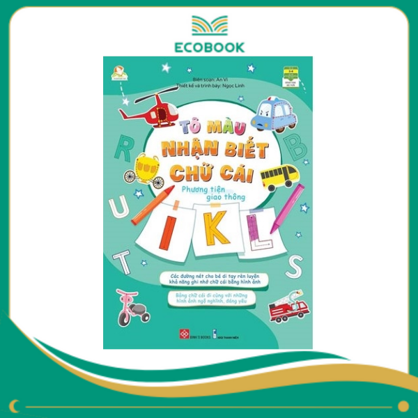 Tô màu nhận biết chữ cái - Phương tiện giao thông
