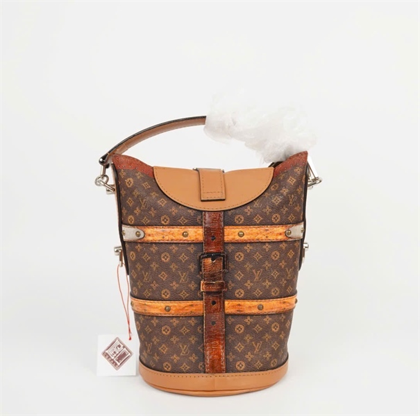 Túi LV Duffle Limited hoa nâu in hình sz13 (HC) +