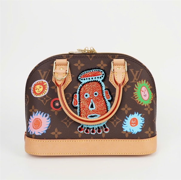 Túi LV Alma hoa nâu in hình kèm ổ+ chìa sz22 (HC) +