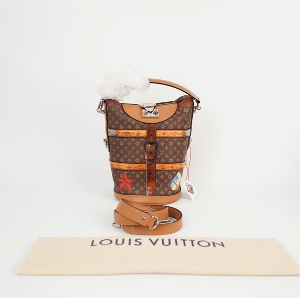 Túi LV Duffle Limited hoa nâu in hình sz13 (HC) +