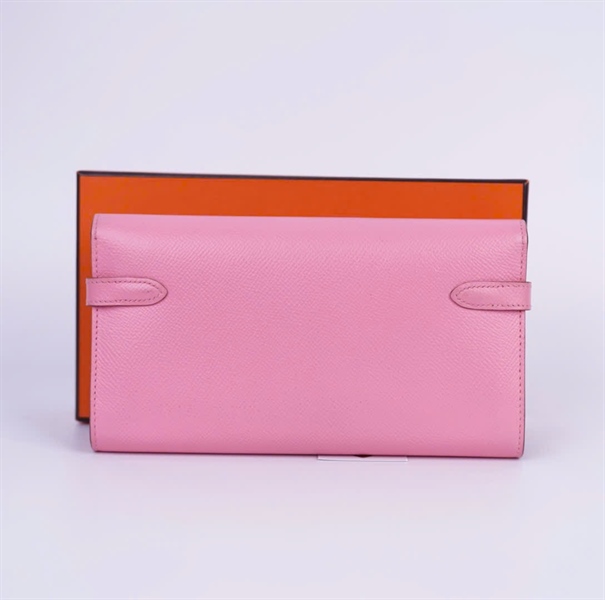 Ví Hermes Ketty hồng (HC) +
