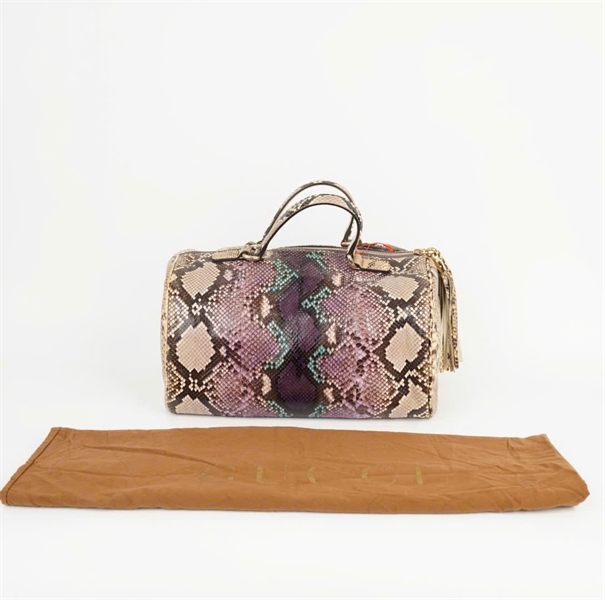 Túi GG da trăn có tua rua sz32 (HC) +