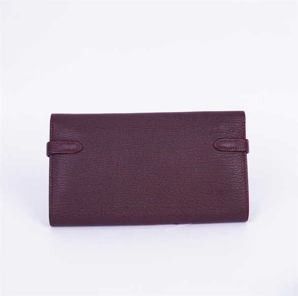 Ví Hermes Ketty nâu đỏ (HC) +