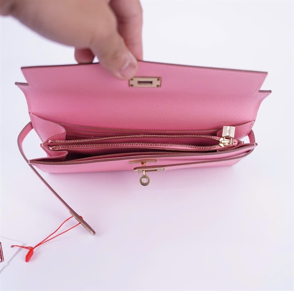 Ví Hermes Ketty hồng (HC) +