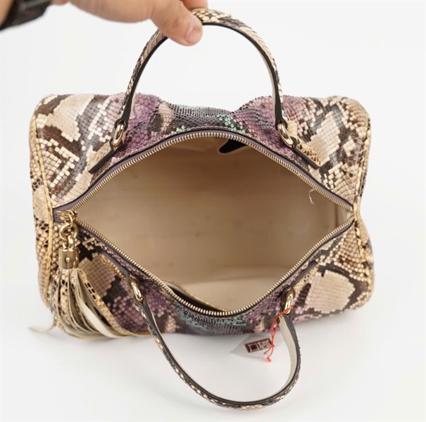 Túi GG da trăn có tua rua sz32 (HC) +