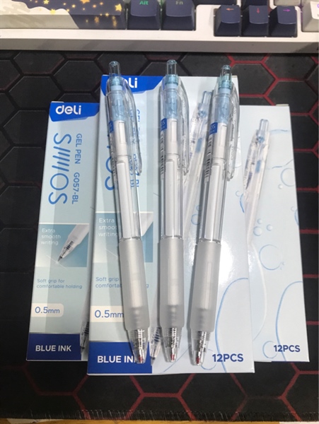 Bút Gel Deli EG057-BL Xanh