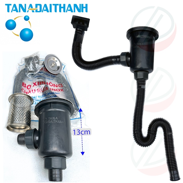 Bộ xả chậu chén Đại Thành bầu xả 110 (I)