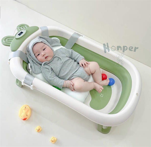 Chậu tắm Honper GG kèm phao có nhiệt kế 89*51*23cm