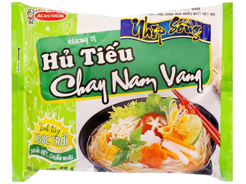 Hủ tiếu chay Nam Vang Nhịp Sống Acecook gói 66g