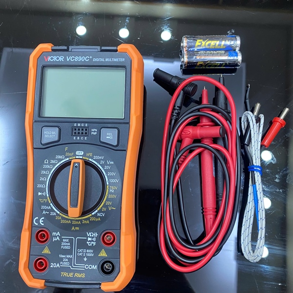 Đồng hồ đo điện vạn năng Victor VC890C+ bản 2024