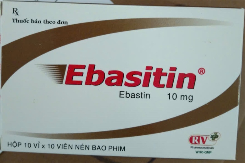 Ebasitin 10mg (Hộp 10 vỉ x 10 viên) - OPV