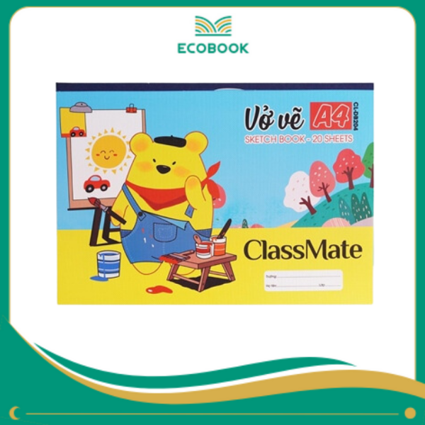 Vở vẽ dán gáy A4 CL-DB204