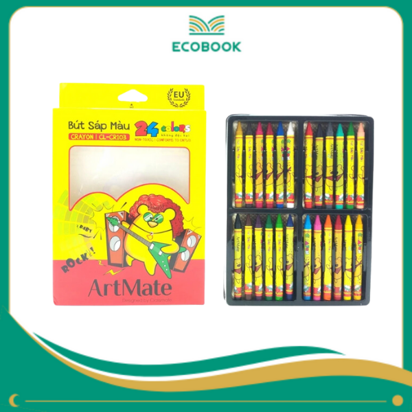 Bút sáp 24 màu CL-CR103