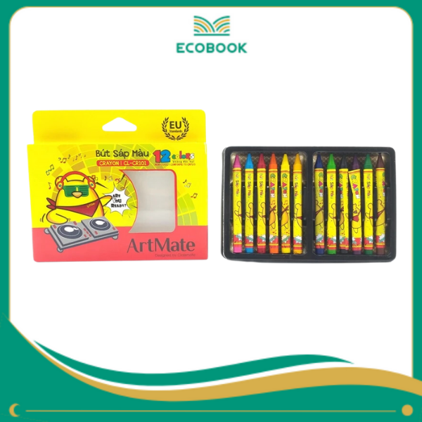 Bút sáp 12 màu CL-CR101