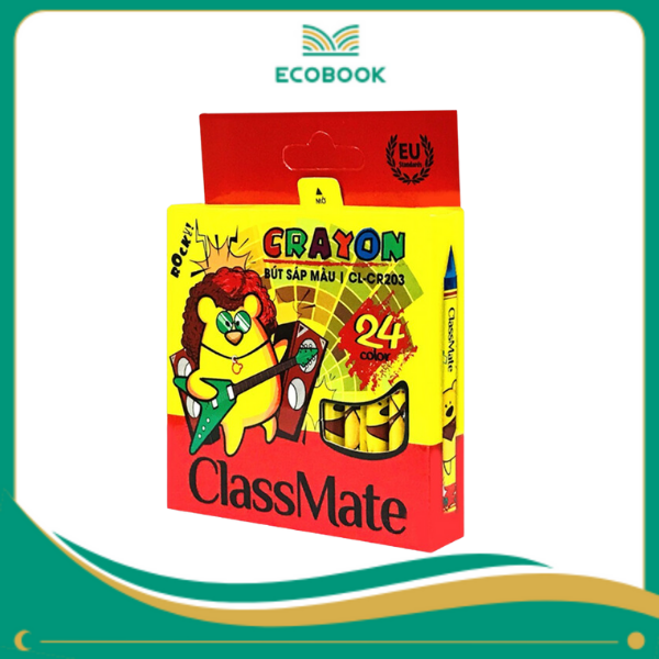 Bút sáp 24 màu CL-CR203 Bút sáp 24 màu CL-CR203
