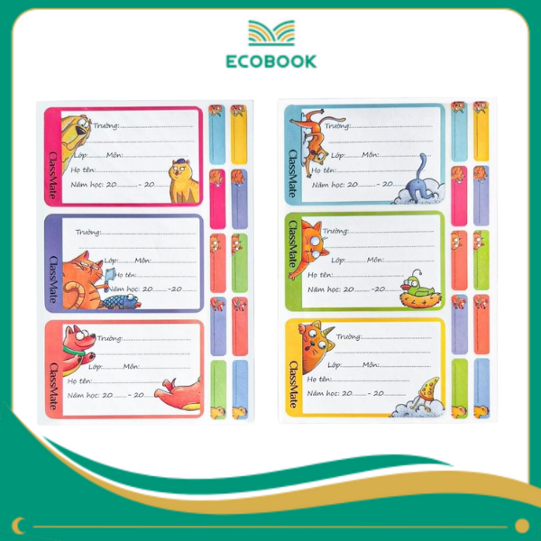 Nhãn vở Zoo CL-NT231 Nhãn vở Zoo CL-NT231