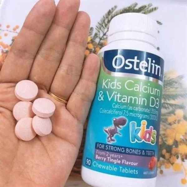 Ostelin kids calcium D3 90 viên nhai
