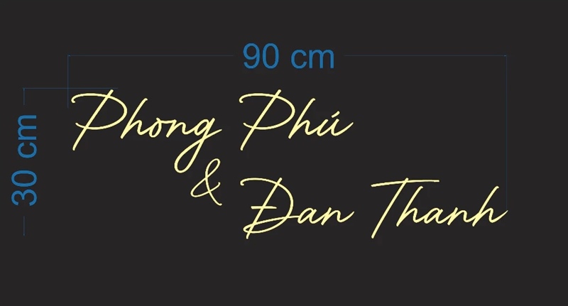 Đèn Led Neon Chữ