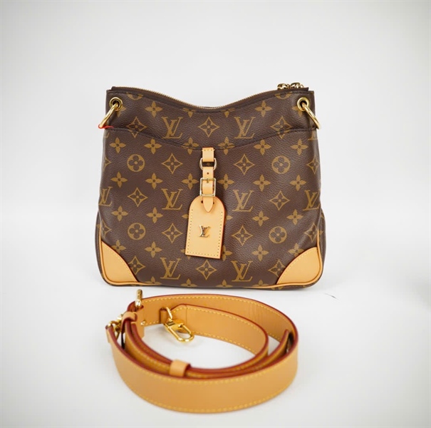 Túi LV Odeon hoa nâu viền vàng sz25 (HC) +